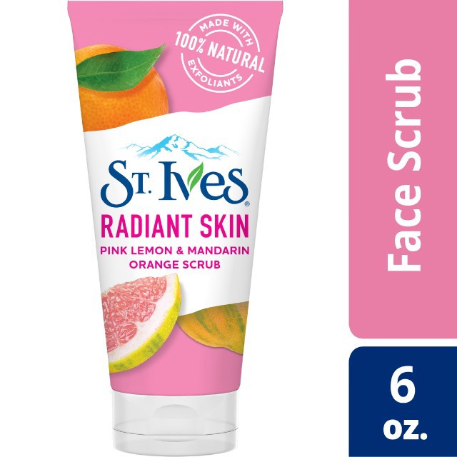 St. Ives Radiant Skin Pink Lemon & Mandarin Orange Scrub ...