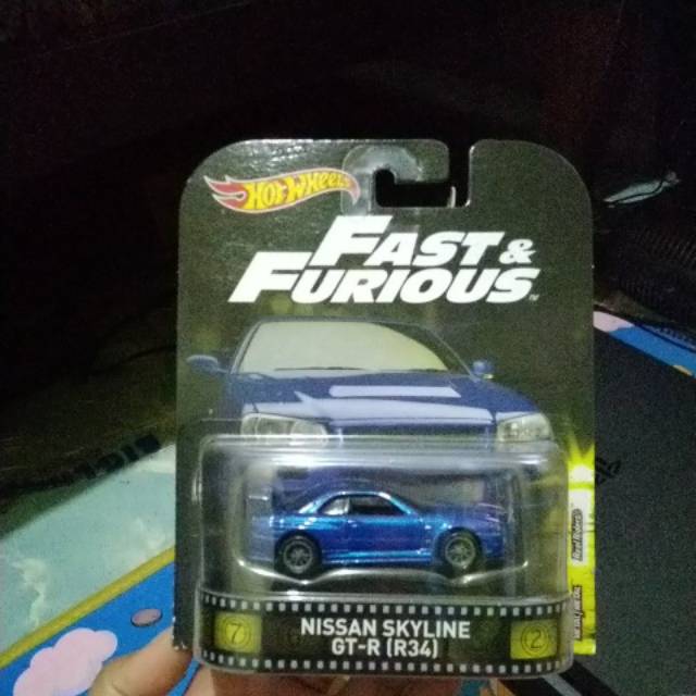 hot wheels fast and furious r34