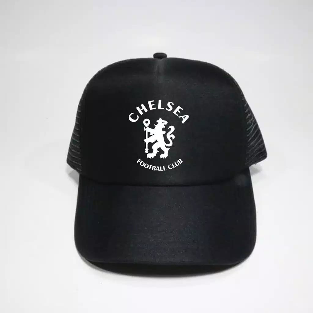 topi bola chelsea / topi casual keren / trucker hat / topi jaring chelsea