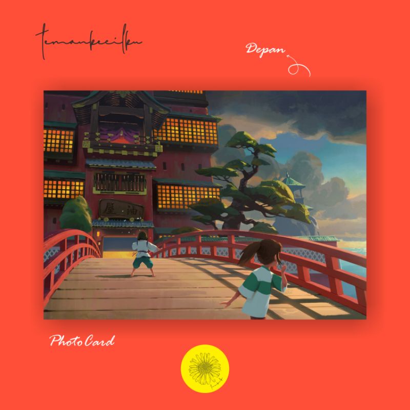 

PHOTO CARD / POST CARD GHIBLI STUDIO SPIRITED AWAY HAKU CIHIRO