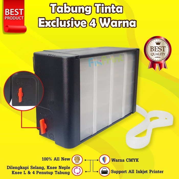 Tabung Tinta 100ml Infus Printer XP 1112 2132 2545 4515 2050 3050 1050