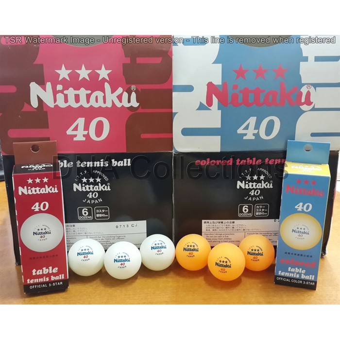 Jual Bola Tenis Meja Nittaku 40  3 Star  ORIGINAL JAPAN Berkualitas