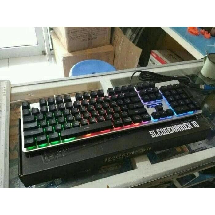 Imperion Sledgehammer 10 full size rainbow gaming keyboard