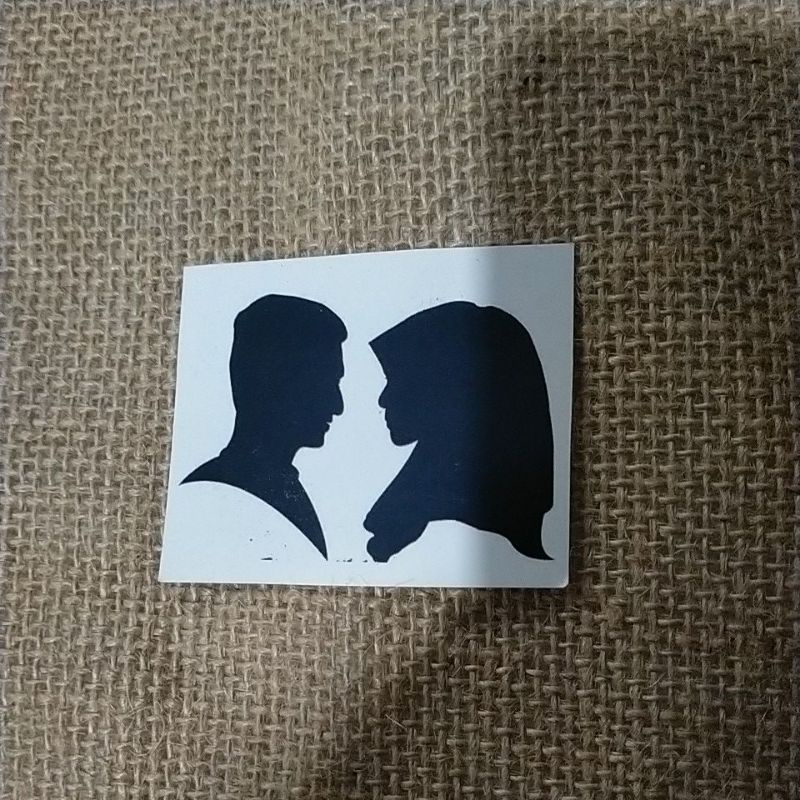 siluet pengantin bahan kertas dan bahan mahar Hiasan Mahar / Aksesoris Mahar Nikah/ Mahar Rustic