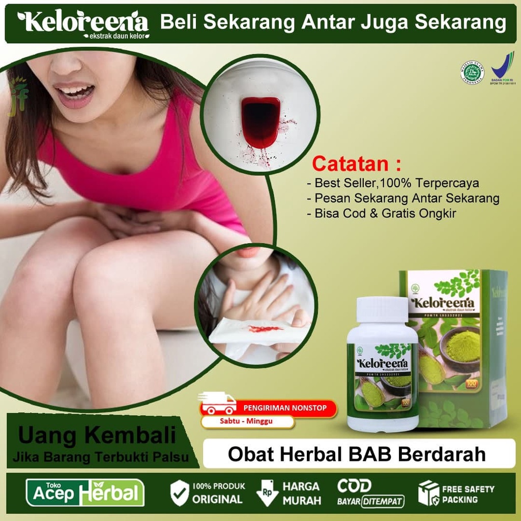 Obat BAB Berdarah, Ambeien, Disentri Basiler, Nanah Di Sekitar Anus, Susah Buang Air Besar, Kram Per
