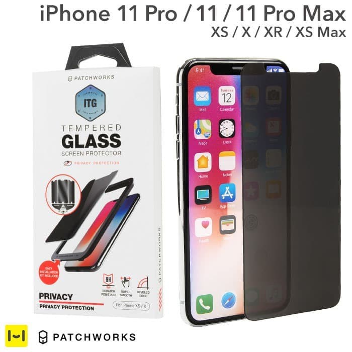 Patchworks ITG Privacy Tempered Glass iphone X / XS / Iphone 11 pro