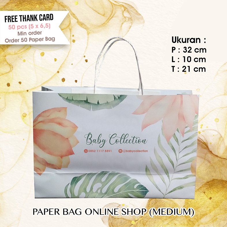 

PAPER BAG ONLINE SHOP (BC) 32x10x21