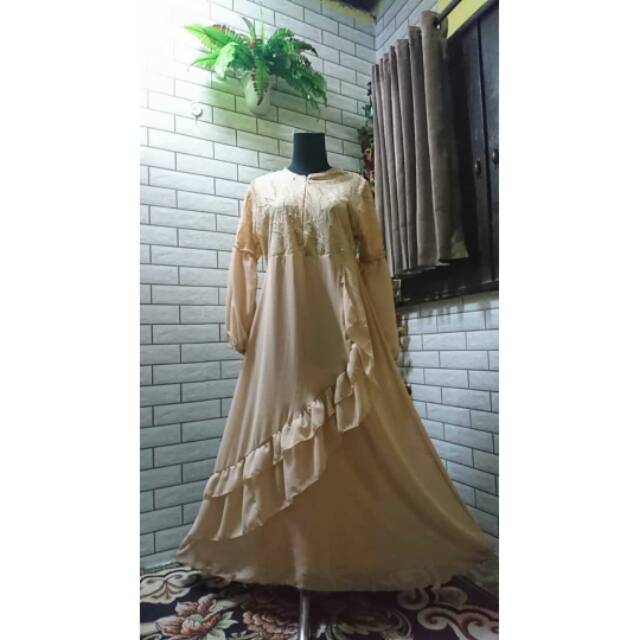 gamis barukat slempang