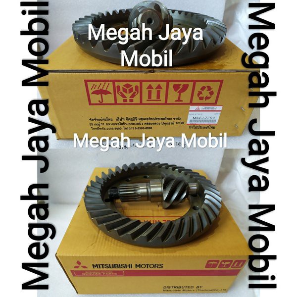 Gear set canter ps125 turbo 6x38 atau gigi gardan gear pinion ps125 hd canter 6x38 original