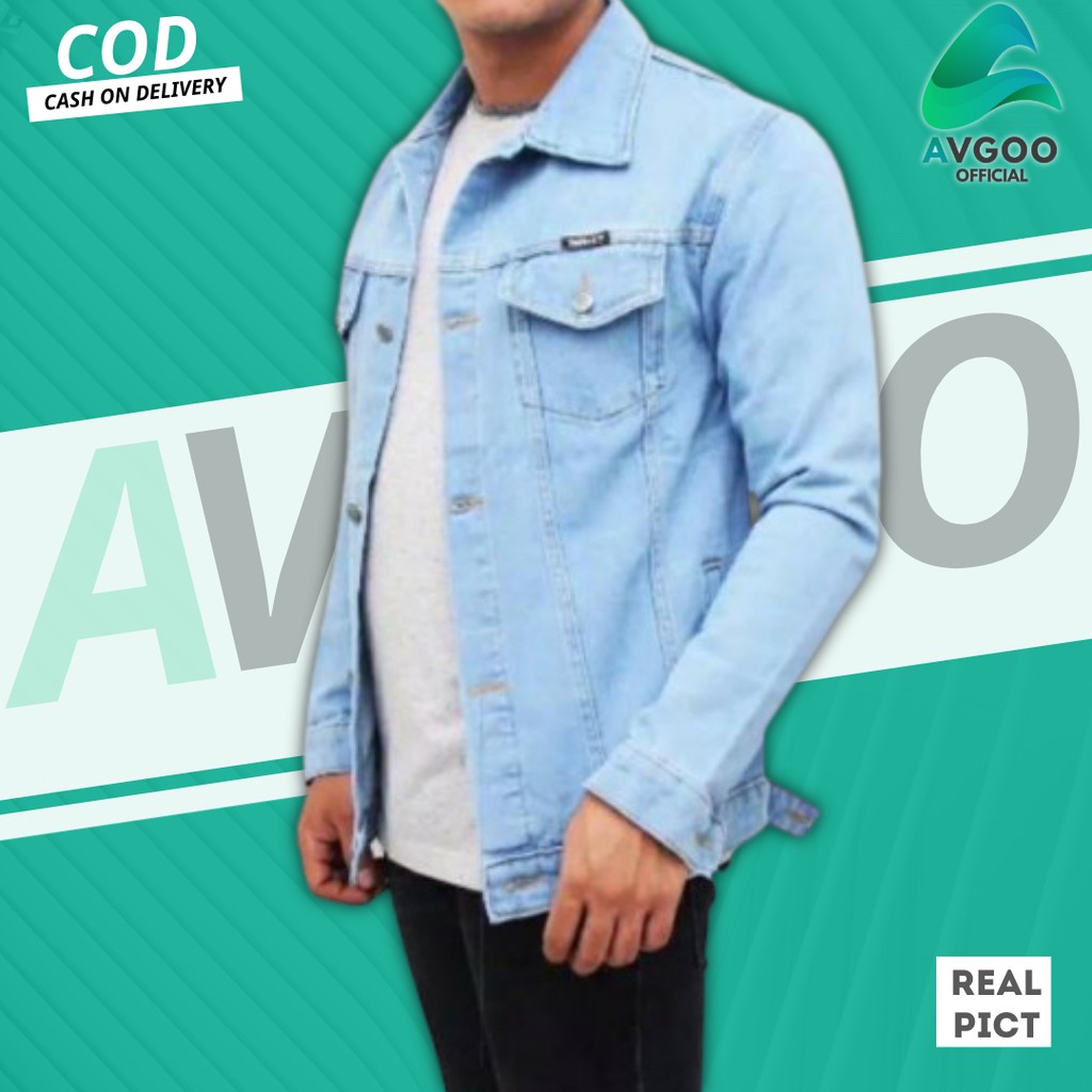 Jaket Jeans Pria Original Fashion Keren Cowok Distro Keren
