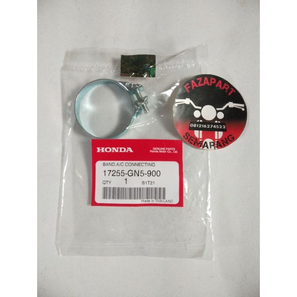 KLEM KANCINGAN KARET FILTER HONDA GRAND LEGENDA SUPRA REVO AHM 17255-GN5-900