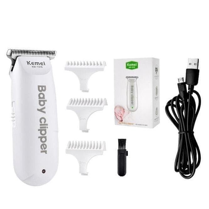 Kemei km 1319 Alat Cukur Rambut Bayi Elektrik Baby Shaver Trimmer