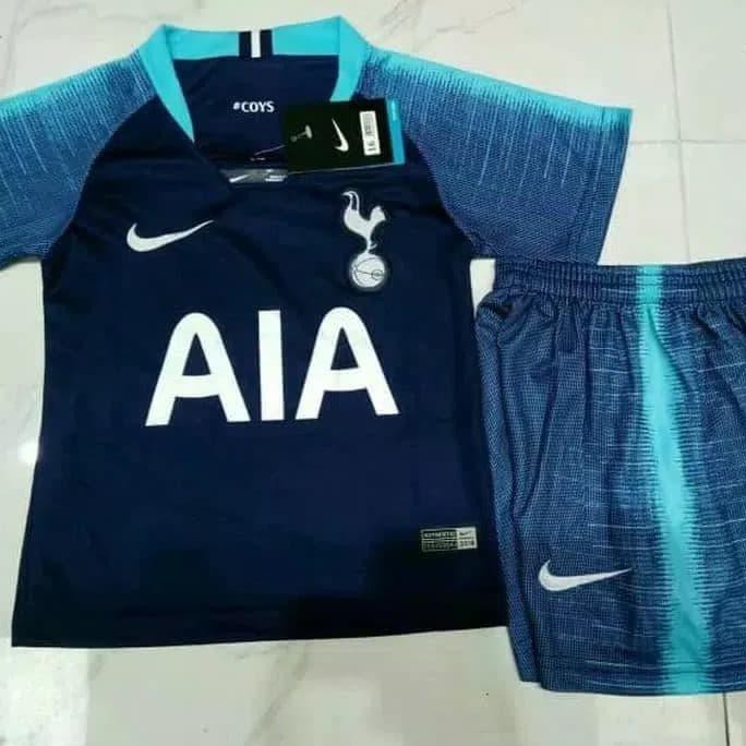 Jersey Baju Obral Kids Anak Kecil Tottenham_ Away 18/19 Grade Ori