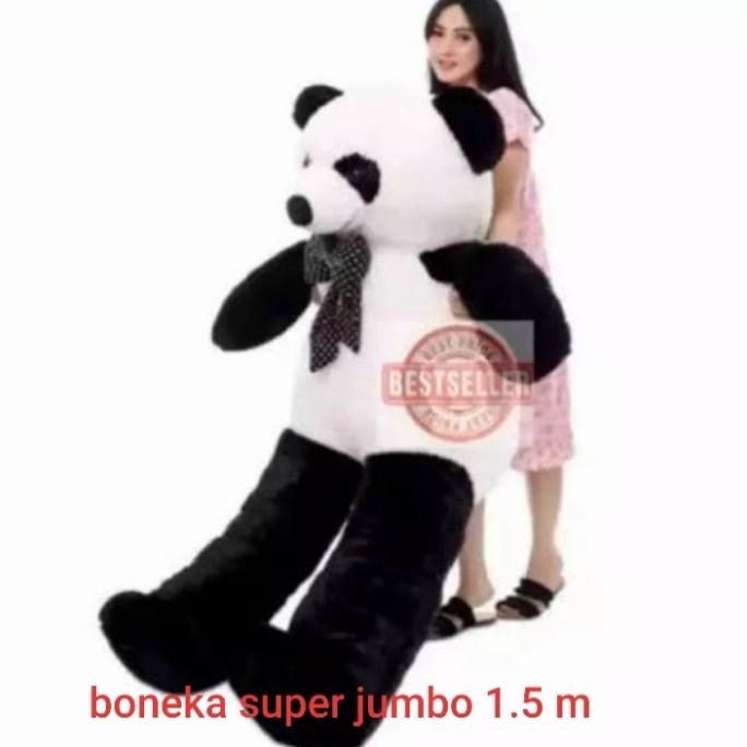 *****] Boneka Panda Super Jumbo 1.5 meter / Boneka Beruang Teddy Bear 150cm
