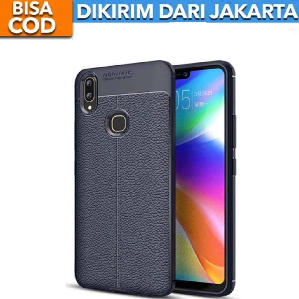 Case Auto Focus Vivo y91 / Y95 Leather Experience SoftCase Slim Ultimate / Casing Kulit