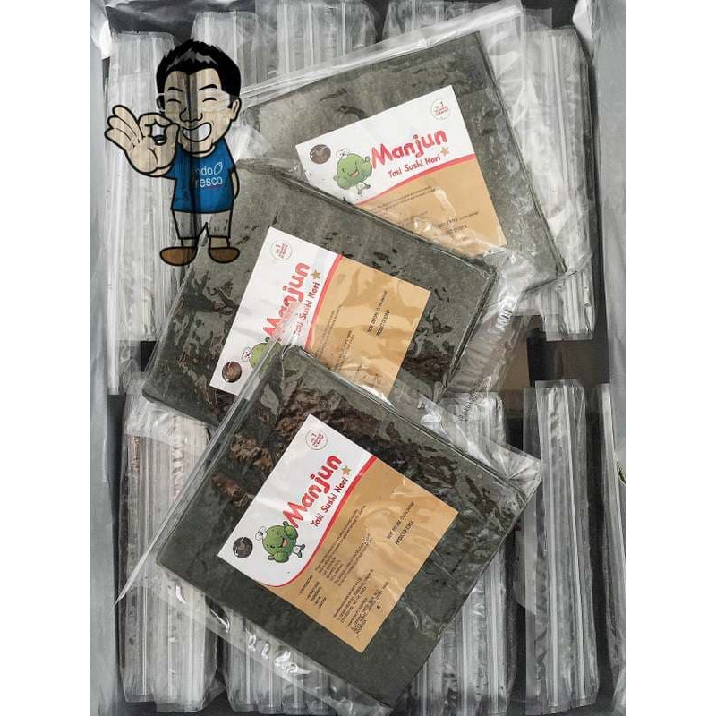 

Manjun Yaki Sushi Nori/ Rumput laut/ Seaweed- 50 sheet
