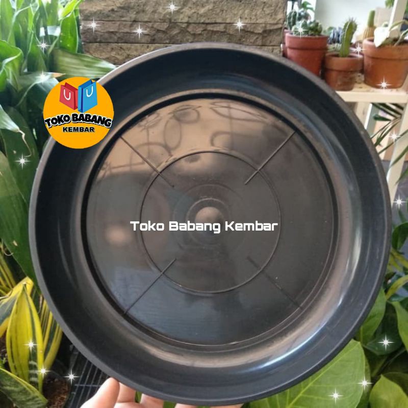 Tatakan Pot 25 cm Hitam