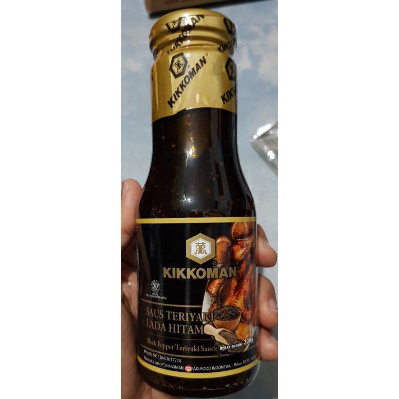 

KIKKOMAN Saus Teriyaki Lada Hitam 300gr kikoman
