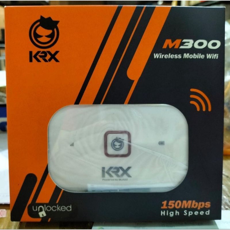 Modem mifi 4G LTE KRX M300 Unlocked All Operator Bisa 10Device 150Mbps