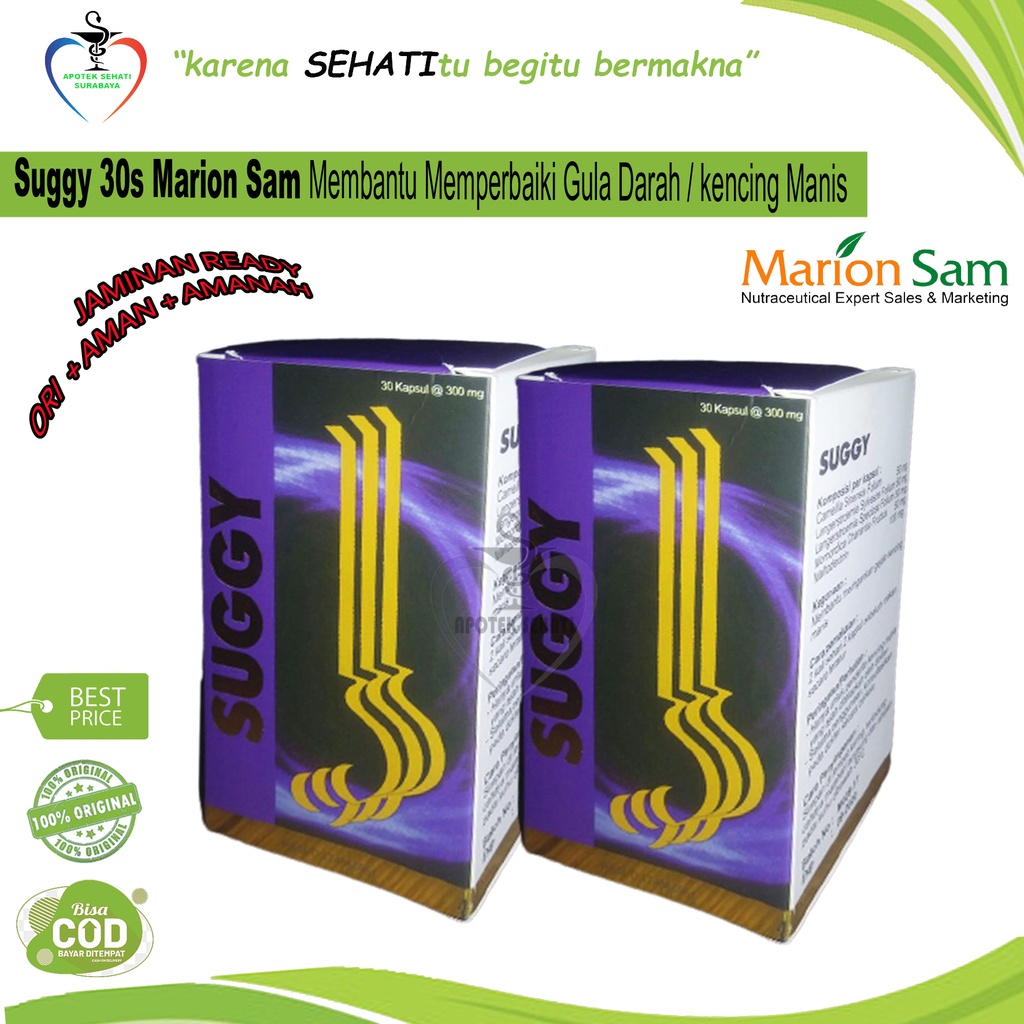 Suggy 30s Herbal Solusi Diabetes Marion Sam Sugy Kencing Manis