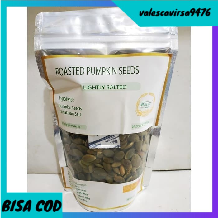 

⭐BISA COD⭐ Pumpkin Seeds Panggang Sedikit Asin - 250 gr