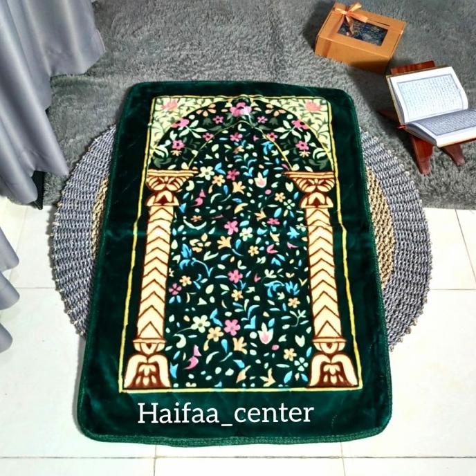 SAJADAH EMPUK BULU TEBAL/ sajadah anti slip