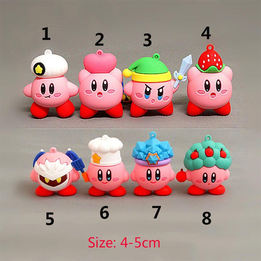 R-flower Mainan Boneka Action Figure Anime Waddle Dee Doo Mini Lucu