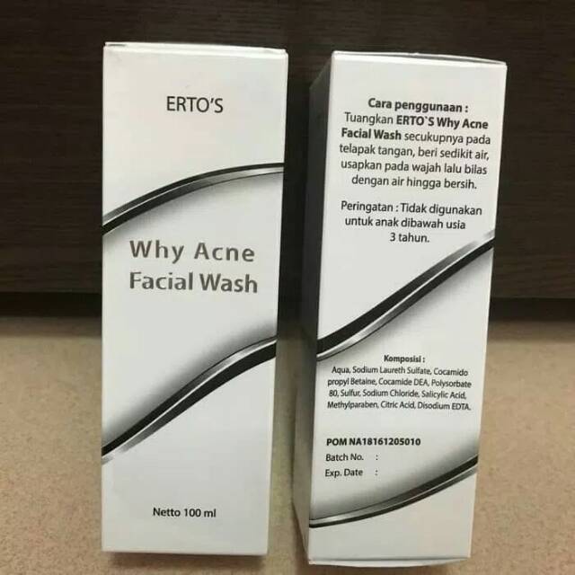 Ertos why acne facial wash