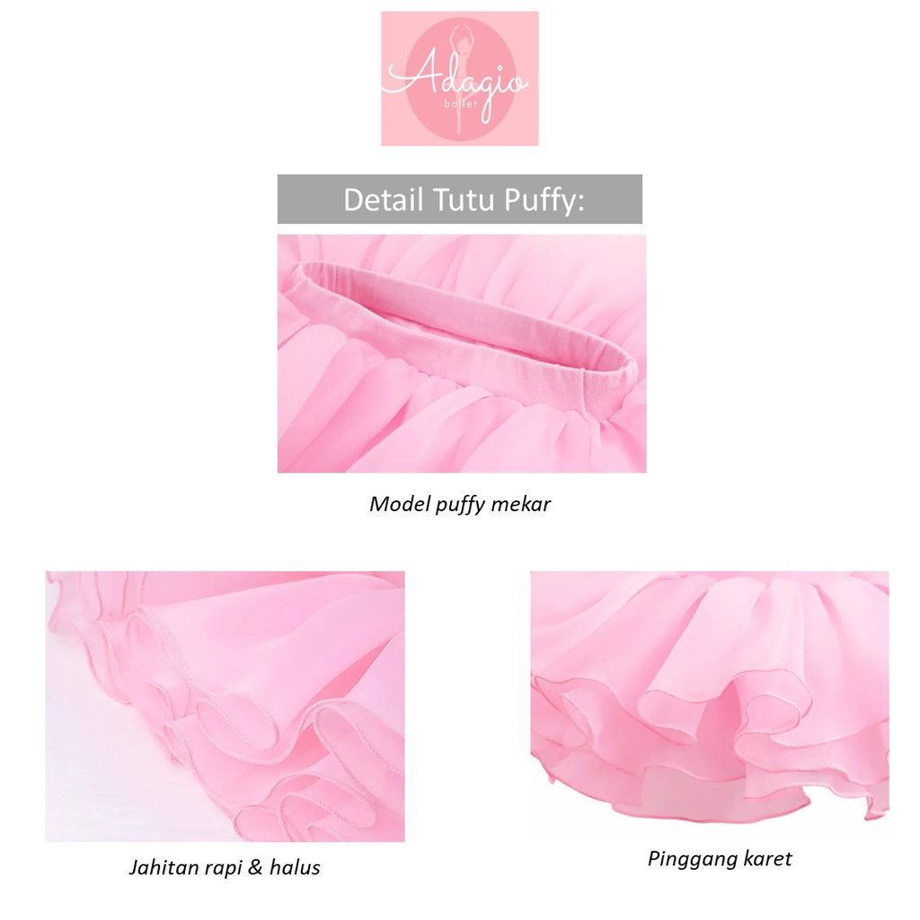 ROK TUTU PUFFY ANAK MURAH  BALLET BALET ANAK