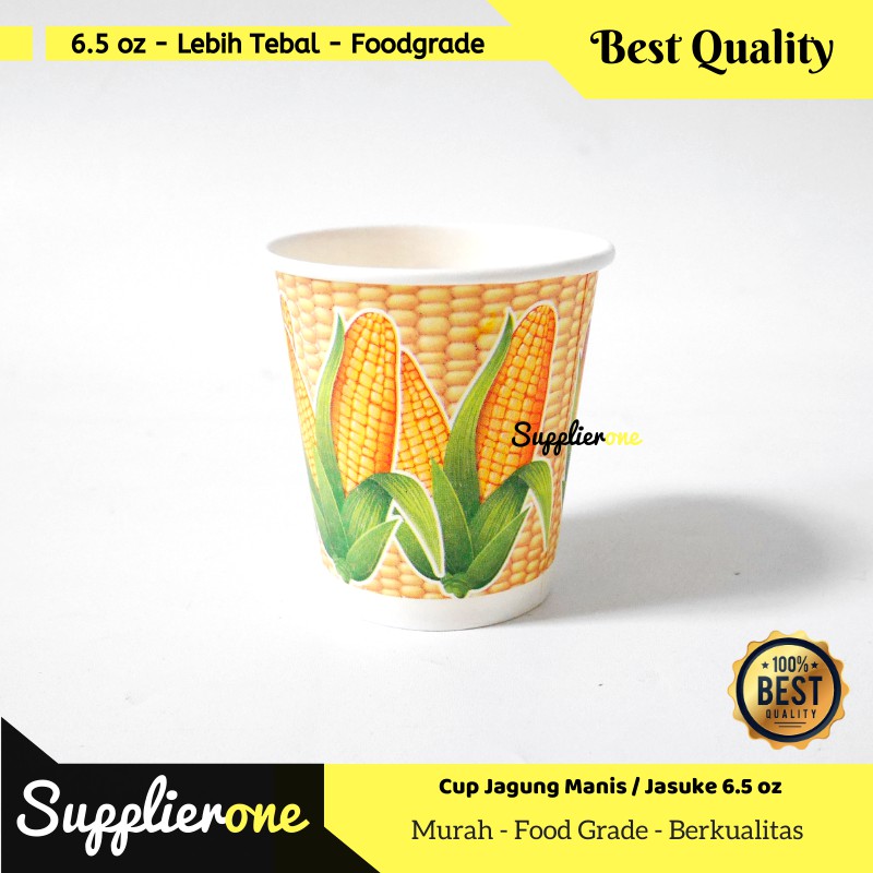 Cup Jasuke, Tempat Jasuke, Kemasan Jasuke, Wadah Jasuke, Cup Jagung Manis Food Grade 6,5 oz