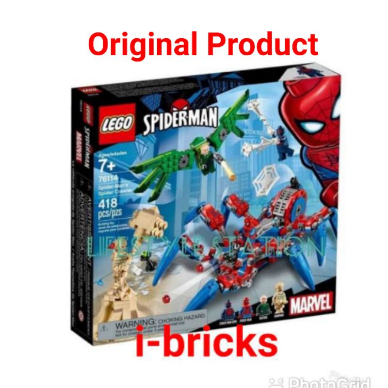Lego Marvel Spider Man 76114 Spider Crawler