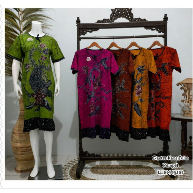 Daster Kaos Batik Tulis  Daster Rempel