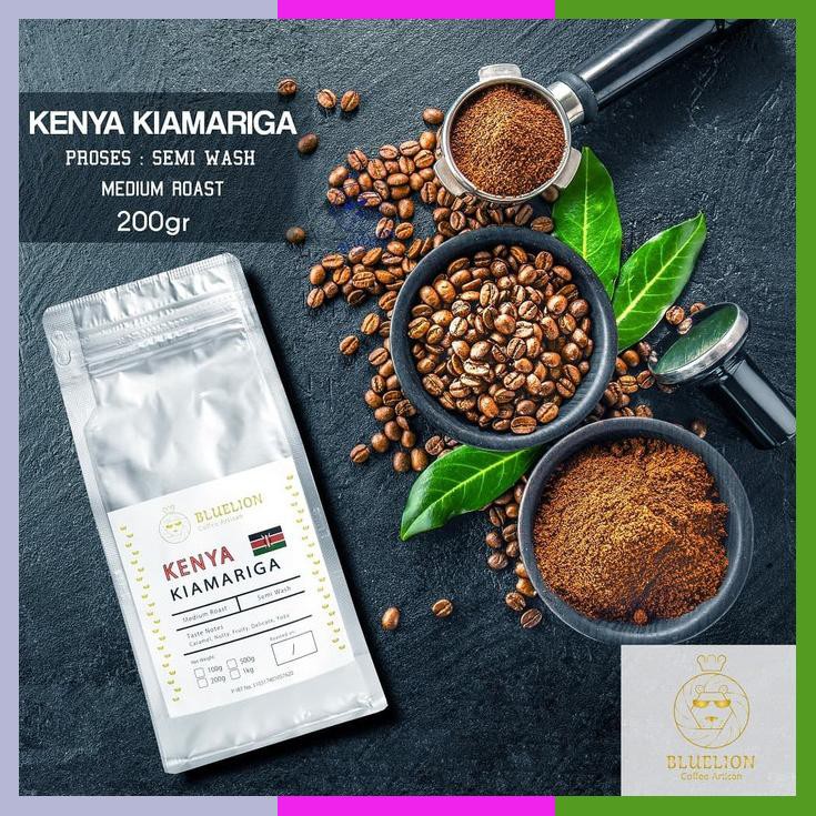 

Kenya Kiamariga 200 Gr Kopi Bluelion Medium Roast Biji