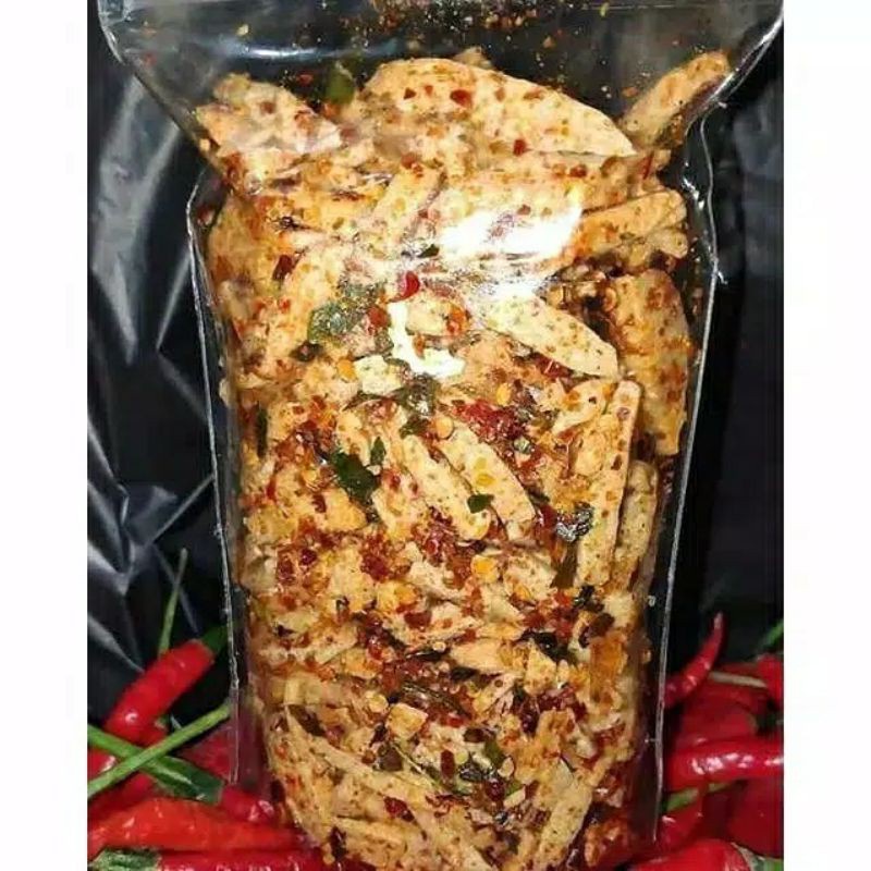 

mantul pisan Basreng 100gram stik Bumbu Basah Daun jeruk