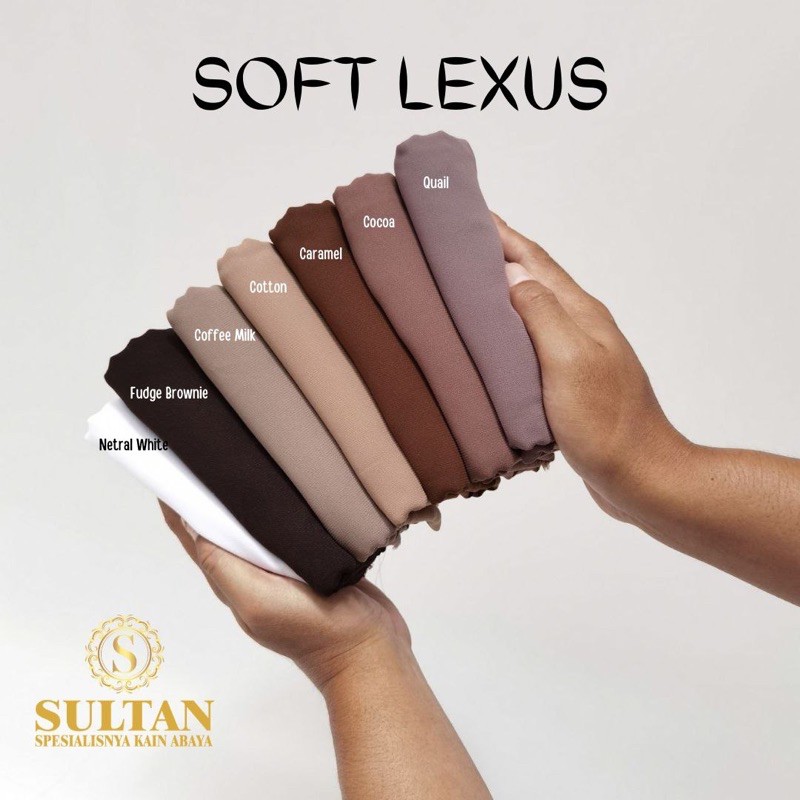 Cadar Tali bahan Soft lexus Sultan kain abaya