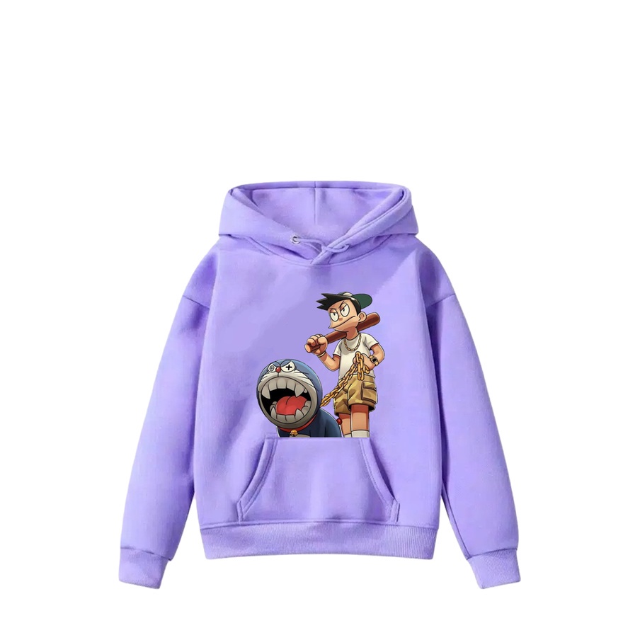 Sweater Anak Zombie Doraemon Hoodie Anak Fleece Usia 2 - 6 tahun