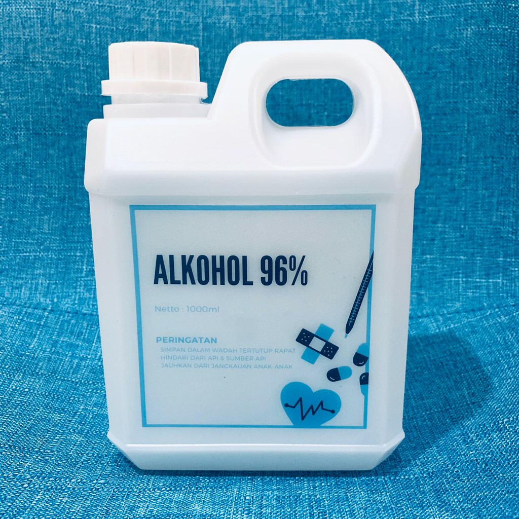 ALKOHOL 96% ETANOL ETHANOL baik untuk Disinfektan, Antiseptik, Sanitizer