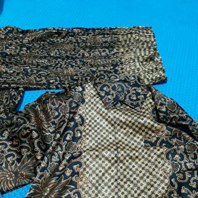 Couple Family Plisket Kemeja Ayah Anak Batik Kluwing Pink,tannisa Collection