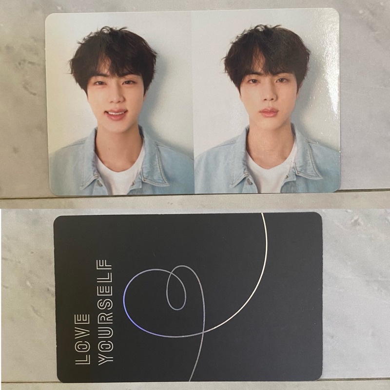 BTS jin tear R photocard PC official dilan