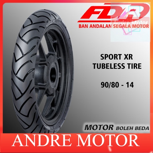 BAN FDR SPORT XR SOFT COMPOUND 90/80-14 RACE TIRE