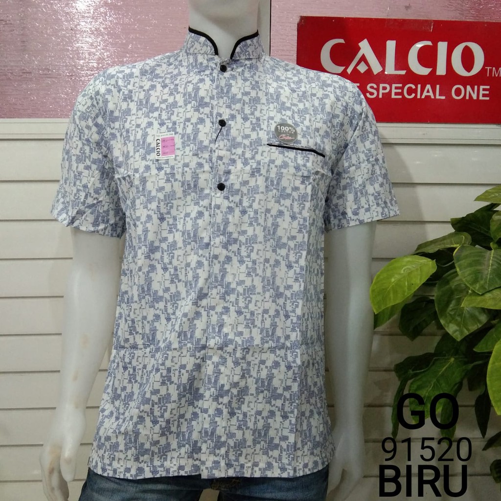 gof CALCIO SHIRT REGULER Kemeja cowok lengan pendek 100% Original!