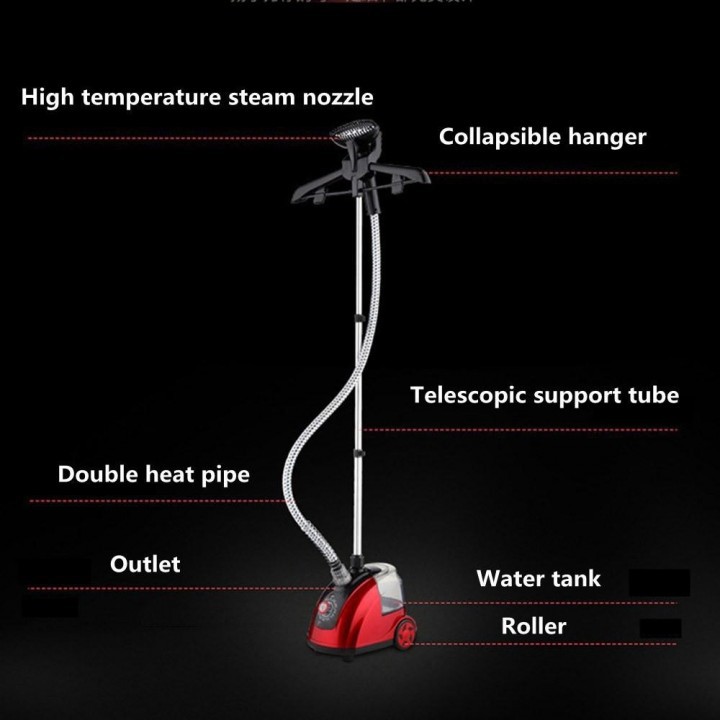 Garment Standing Hanging Electric Ironing Steamer 1800W 1.8L - BW-Y001