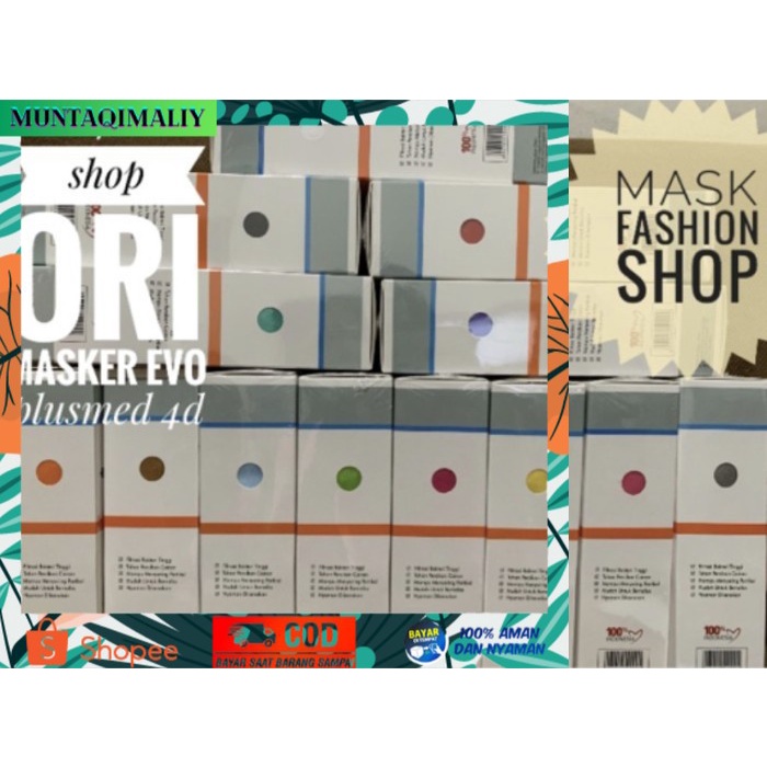 [TERBARU] masker evo plusmed - Hitam