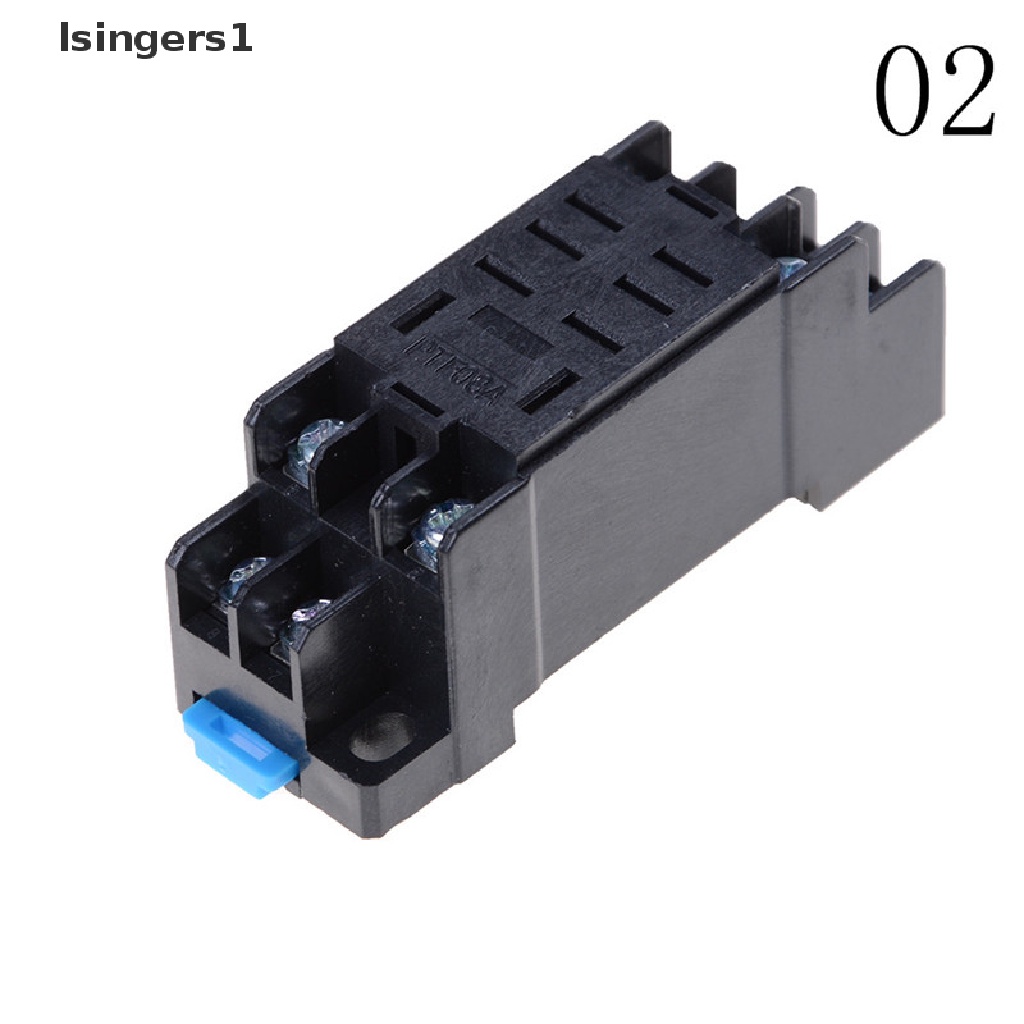 (lsingers1) Ly2nj HH62P Coil Power Relay 10A AC220V 8 Pin 2 Open 2 Dengan Socket Base