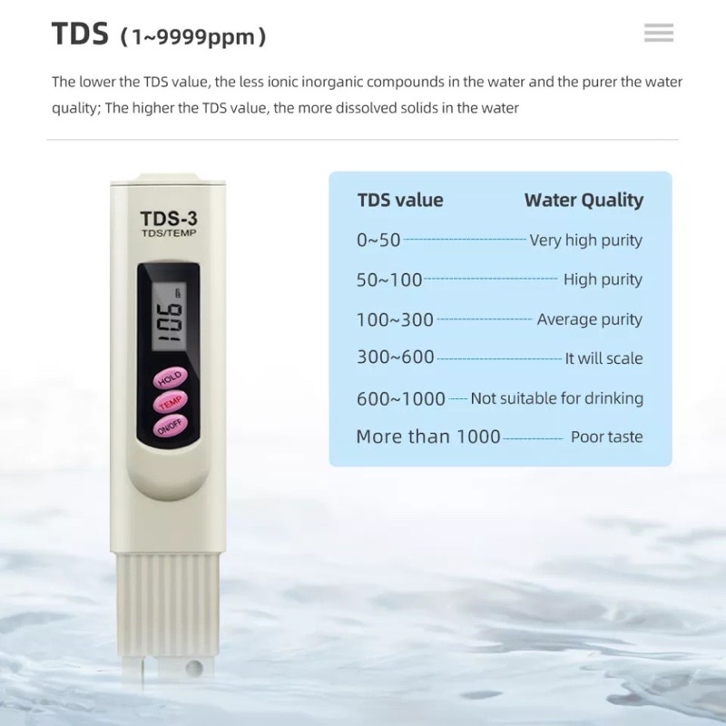 TDS alat ukur air / TDS meter air