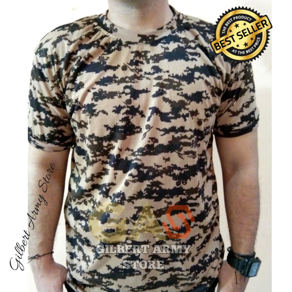 GILBERT ARMY STORE Kaos Loreng Pramuka Lengan Pendek Grosir Kaos Loreng Murah