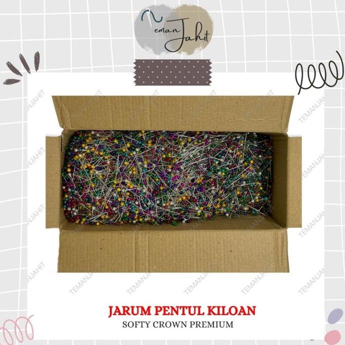 JARUM PENTUL KILOAN PREMIUM - SOFTY CROWN