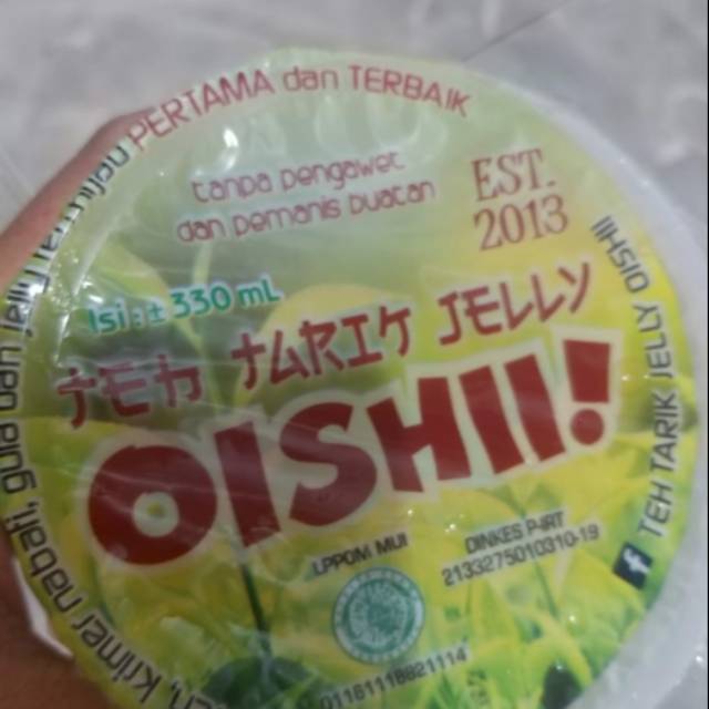 

Teh tarik jelly Oishii