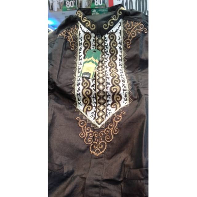 S135 Koko bordir lengan pendek