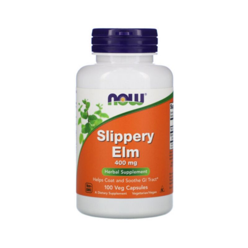 Now Slippery Elm, 400 mg, 100 Veg Capsules